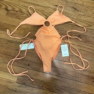 FL&L Daiquiri Orange One Piece Bathing Suit